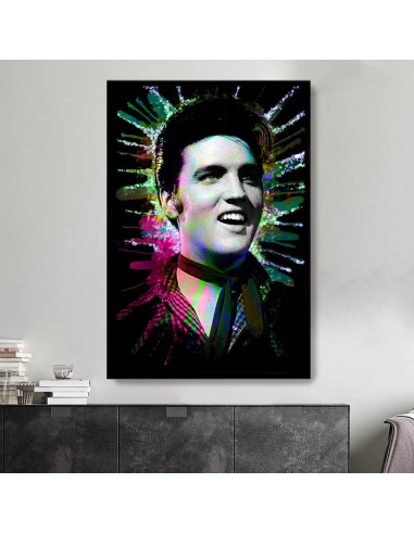 Tableau Street Art  Elvis Presley solde