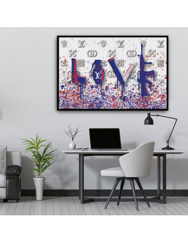 Tableau Marque de Luxe LOVE france