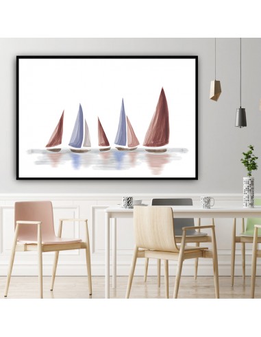 Tableau Bateau Voile  Minimaliste Vous souhaitez 