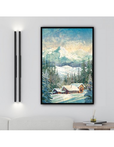 Tableau Deco  Montagne Vintage à prix réduit toute l'année